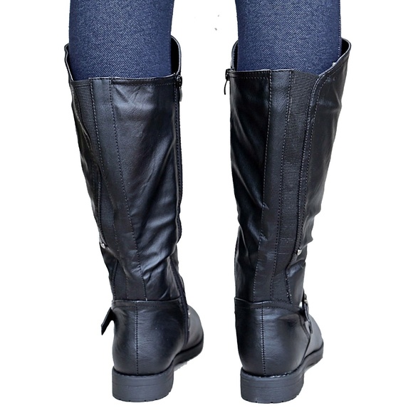 Shoes New Black Wider 16 In Calf Midcalf Riding Boots Poshmark
